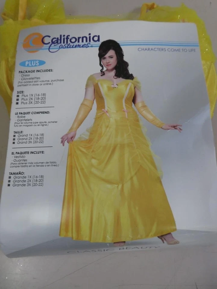 Vestido de dormir California Costumes clásico de belleza talla grande 3X (20-22) Foto 2 de 4