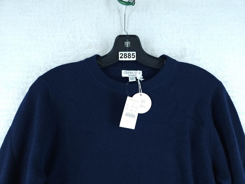 J.Crew Kid's Cashmere Crewneck Sweater sweater Unisex - Navy Nwt Size XL (12-13) - Picture 2 of 12