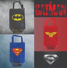 BATMAN/WONDER WOMAN/SUPERMAN DC Legacy Reusable Shopping Bag/Tote/Gift Bag