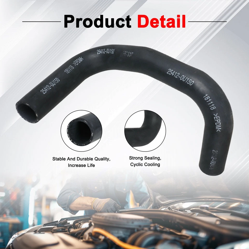 Manguera de radiador lateral inferior para Kia Rio 2012 2013 2014 2015 2016 2017 1,6 L L4 Foto 4 de 4