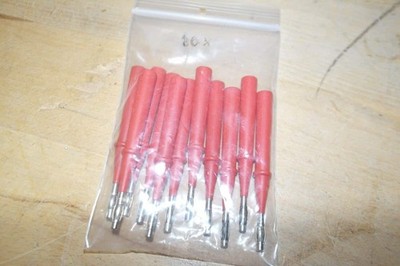 Fluke Flat Tip Test Probes    10x red in 1buy 4-mm type pb1901