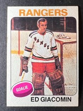 1975-76 Topps Ed Giacomin #55 - 50% off 5 or more under $5