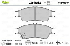 VALEO Bremsbeläge Satz Vorne für SUZUKI LIANA Schrägheck 301848