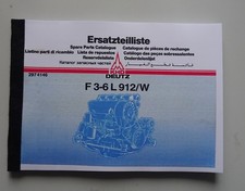 Ersatzteilliste Deutz Motor F 3-6 L 912 / W 18. Auflage 1999