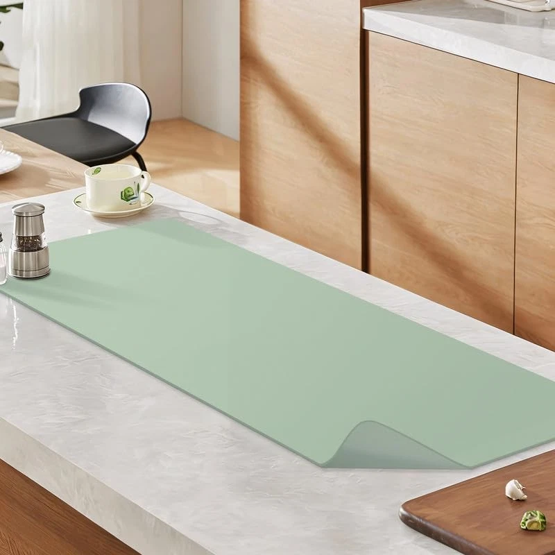 Extra Large Protector Mat for Kitchen Counter, Desk Saver Pad, Non‑slip Bakin...