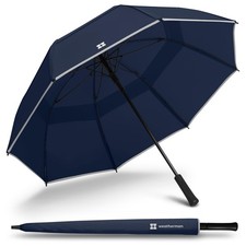 New Best Weatherman Umbrella - Golf Windproof Sports Resists Up to 55 MPH Winds