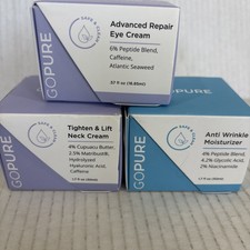 goPure Tighten and Lift Neck Cream- eye cream and anti wrinkle moisturizer lot