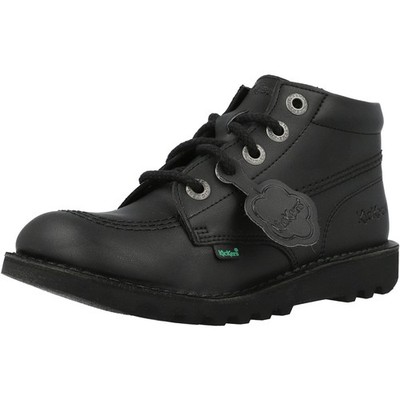 Kickers Kick Hi Black Vegan Ankle Boots