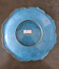 Vintage Chinese Cloisonne Bird/flower Plate w. Stand — photo 6
