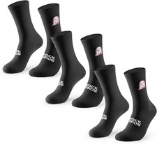 ROCKBROS Calcetines de Ciclismo Transpirables y Absorbentes Atléticos Crew Bicicleta Calcetines, Paquete de 2 y 3