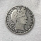 1906-S Barber Quarter Dollar 90% Silver 25c San Francisco US Coin