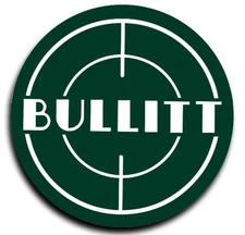 BULLITT Mustang Target-Logo Style Decal 3" * McQueen Cool * Ships FREE to USA!