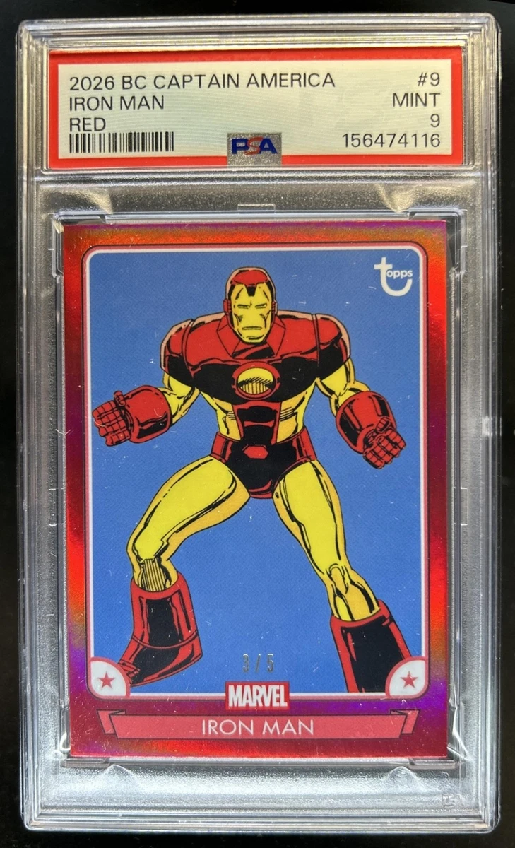 Iron Man Professional Sports Authenticator (PSA) Trading Cards for