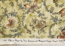 ONE YARD Cotton Fabric Maywood Studio Butterf...