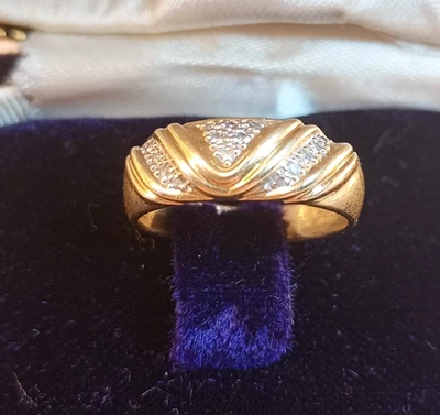 wunderschöner Ring 585 14 Karat Gelbgold GOLD 2,6g Größe 50 - Bild 1 von 4