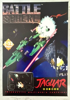 Atari Jaguar BattleSphere Battle Sphere 4PLAY CIB Complete In Box VeryRare Grail