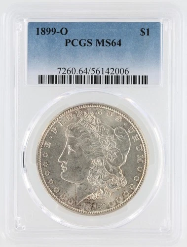 1899-O Morgan Dollar PCGS MS64 S$1 New Orleans Minted Silver Dollar No Reserve
