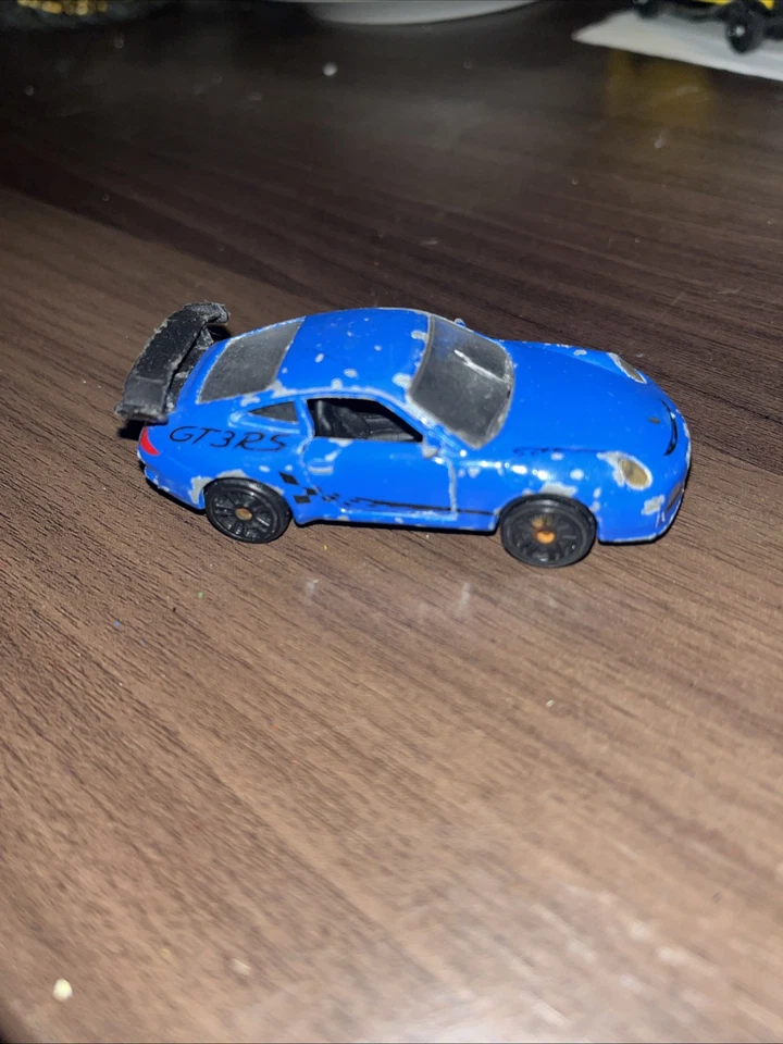 Majorette - Porsche 911 GT3 RS Azul - Diecast - Escala 1:64 - USADO #180 Foto 3 de 4