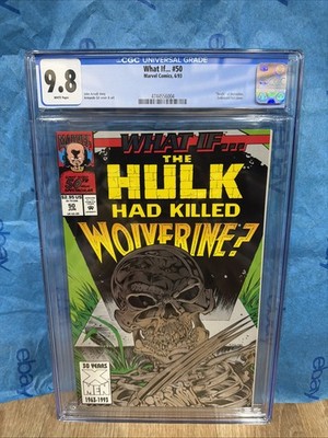 What If....? #50 The Hulk Had Killed Wolverine White Pages CGC 9.8 Marvel 1993