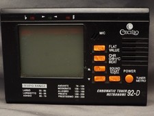 CECILIO 92-D CHROMATIC TUNER METRONOME for GUITAR BASS VIOLIN CELLO VIOLA ETC.