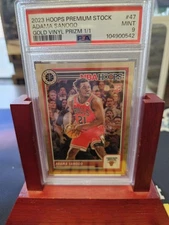 2023-24 Panini NBA Hoops Premium Stock Adama Sanogo Gold Vinyl 1 Of 1 (RC) 🔥💪