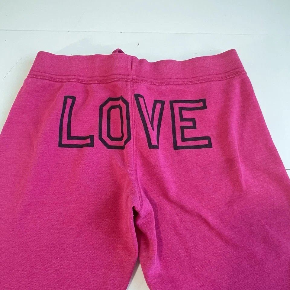 Pantalones de salón Love Y2K Mossimo talla S rosa polar pierna ancha gráfico ropa de salón rosa Foto 4 de 4