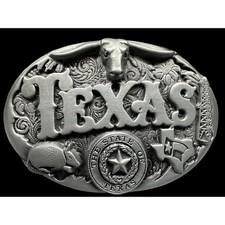 Vintage State of Texas Belt Buckle
