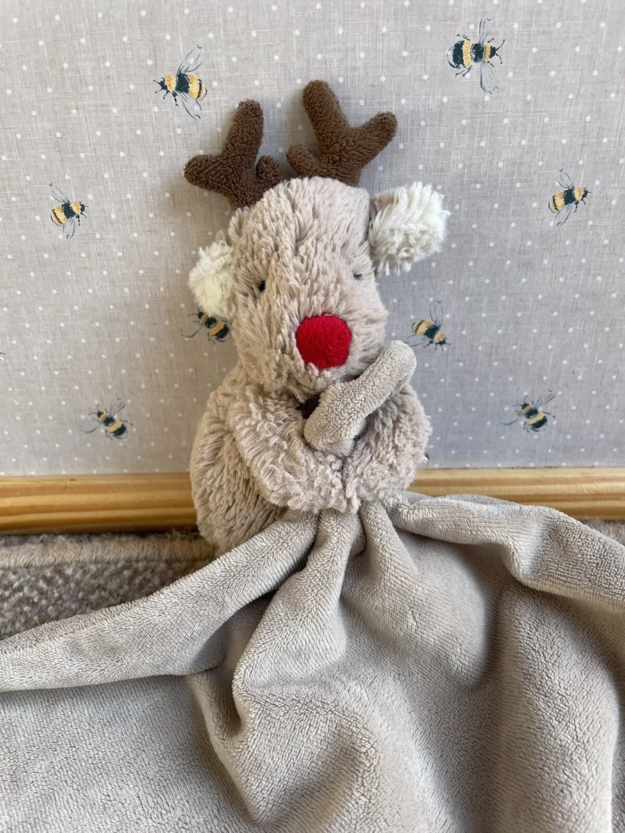 John Lewis Rudolph Reindeer Baby Comforter Soother Soft Toy