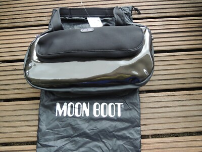 Moon Boot , Oval Bag Vinyl  Neu Selten Farbe Goldbraun Metalic, Handtasche