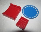 Vintage Marx Disney Television Playhouse Playset Hard Plastic Prop Accessories