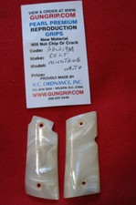 N.c. Ordnance Colt Mustang Pearl Reproduction Grips Ppw19m