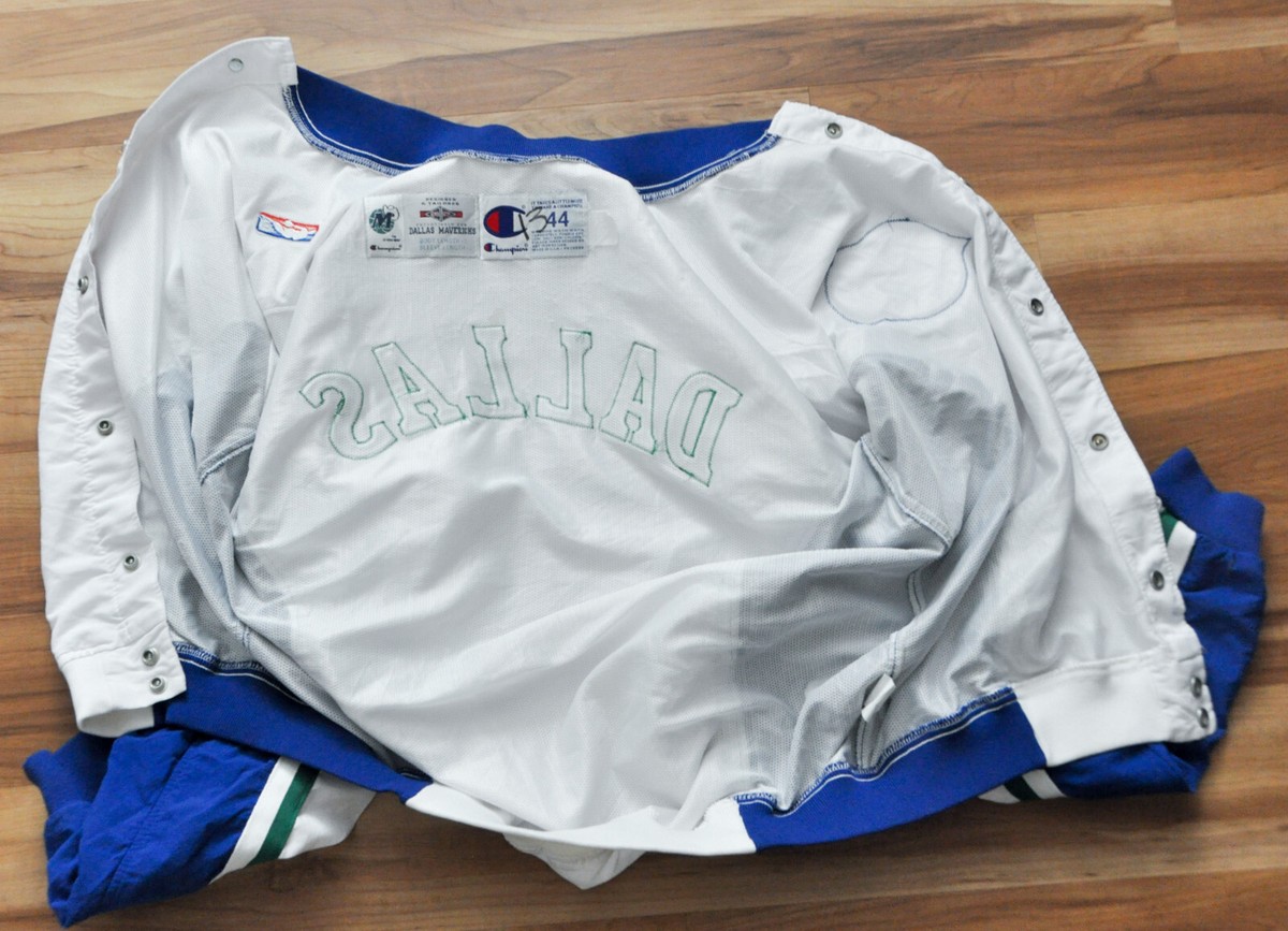 13 Mavericks Champion Jacket 95/96 Team/Game Issued Warm Up NBA
