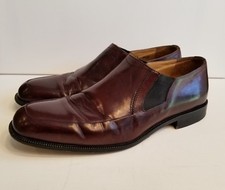 Johnston  Murphy Corduvan Men's Slip On Loafers Elastic Moc Toe - Size 8.5