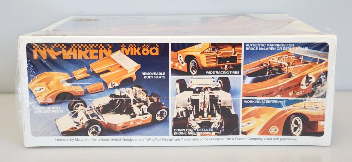 1998 MPC ERTL McLaren Mk8d Bruce Denny Hulme 1/20 Scale 1998 MPC ERTL McLaren Mk8d Bruce Denny Hulme 1/20 Scale