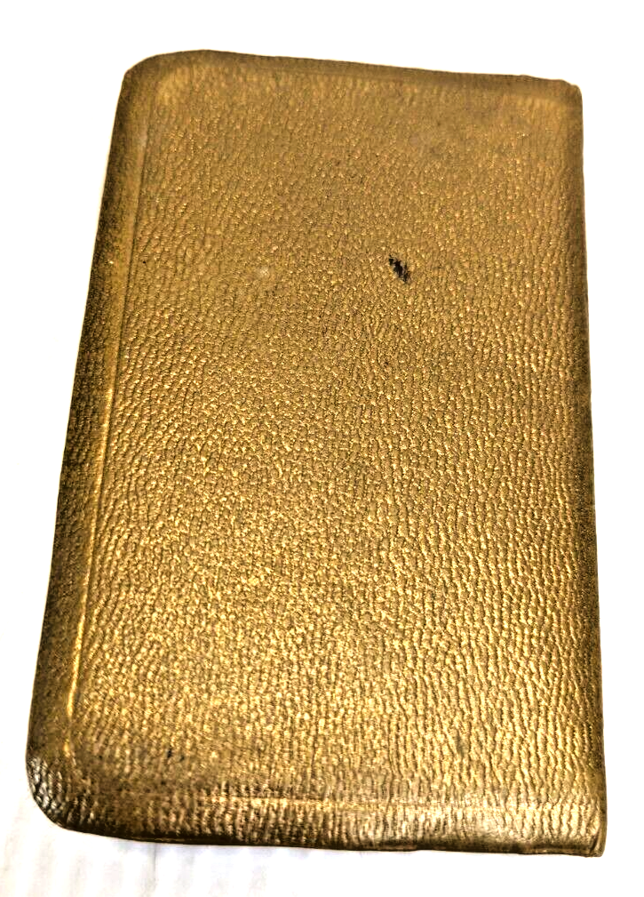 Lot of 2 Gideon Pocket New Testament Psalms Proverbs 1985 NKJV Gold