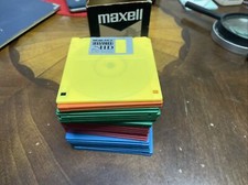 Memorex Floppy Disks Lot of 27 Multi Color IBM Formatted 2SHD 1.44MB Discs