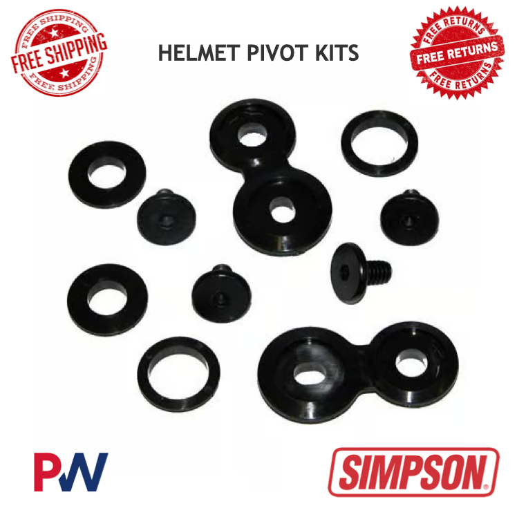 Vudo Helmet Simpson 99017 Street Bandit Pivot Kit Replacement