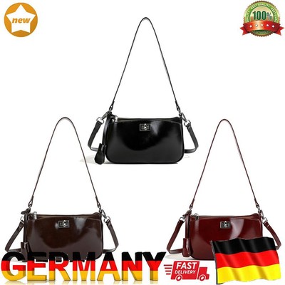 Women PU Casual Tote Handbag Large Capacity Vintage Tote Bag Outdoor Travel Bag