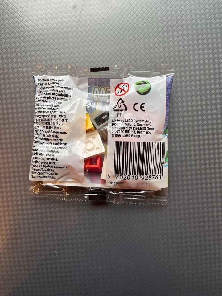 Juego de figuras de Papá Noel Lego 2878 1997 vintage - vacaciones Navidad sellado de fábrica Foto 4 de 4