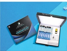 DENGEN Universal Light Cured Nano Hybrid Dental 7 Composite Kit Fast Ship