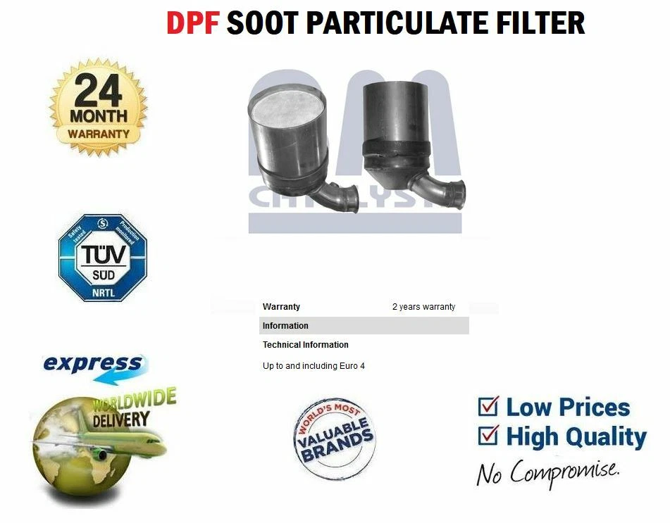 DPF SOOT PARTICULATE FILTER for MINI CLUBMAN Cooper D 2007-2010