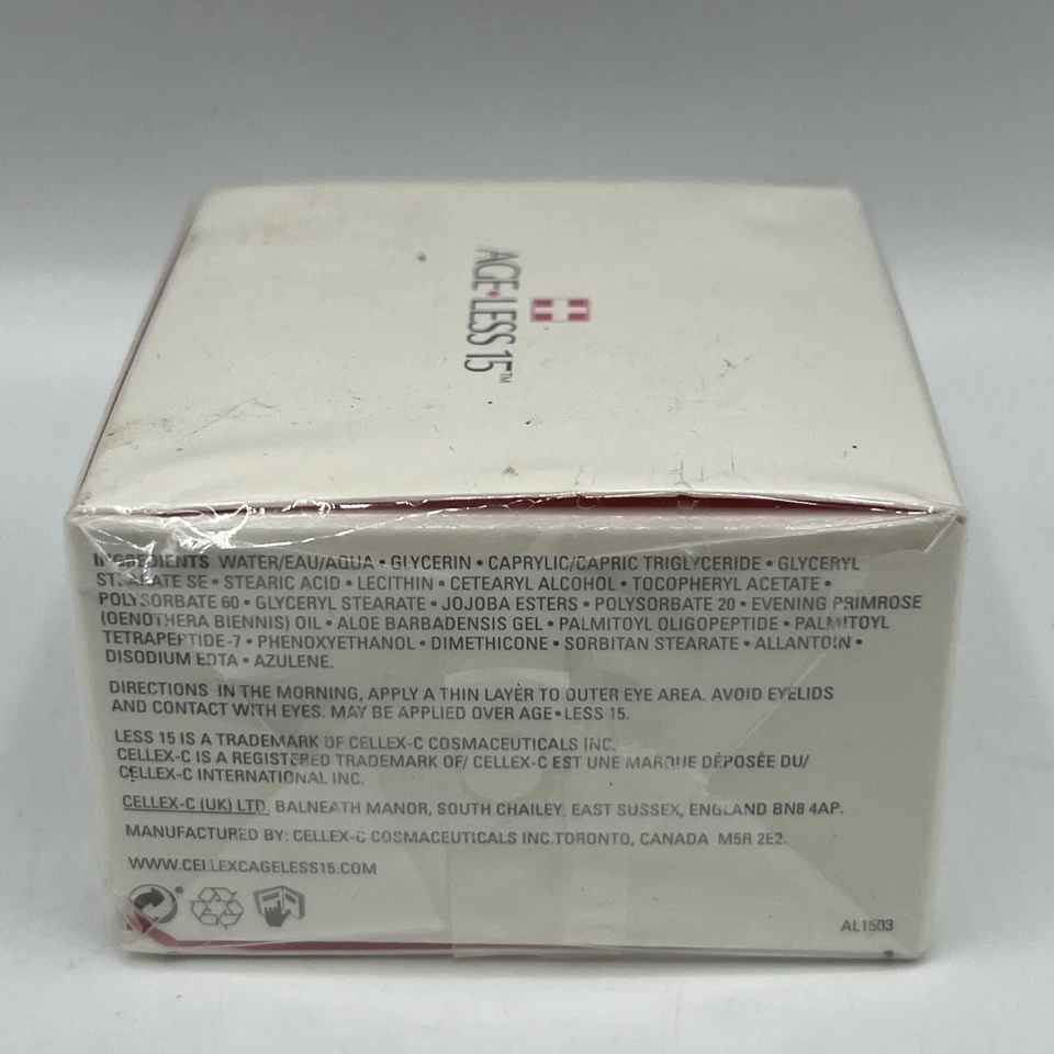 Cellex-C Age-Less 15 Young Eyes Contour Gel 0.5 oz. 15mL NIB Read Description - Image 3 of 4