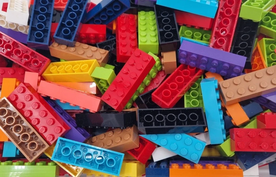 Lego Steine Bausteine 2x6 Grundbausteine Basissteine 50 STK Steine Neu