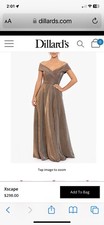 Gold Shimmery Mother Of The Bride Full Length Gown Size 12 By Xcape Retails 298