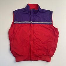 Vintage Cycling Bellwether Jersey Fleece Lined Jacket Unisex Medium M USA MADE