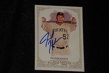 JOEL HANRAHAN 2012 TOPPS ALLEN & GINTER'S SIGNED AUTOGRAPHED CARD #15 PIRATES