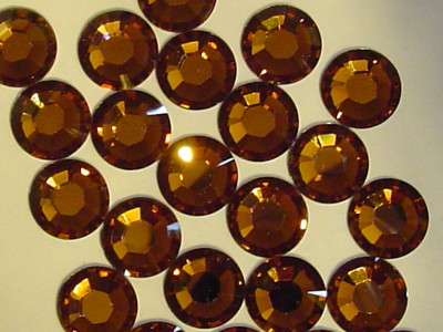 20ss SMOKE TOPAZ HOT FIX European Rhinestones 72pcs