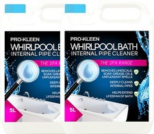 ProKleen Hygienic Whirlpool and Hot Tub Spa Bath Internal Pipe Cleaner  2 x 5L