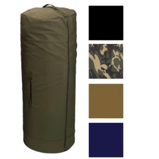 Side Zipper Duffle Bag Military Duffel Heavy Duty Cotton Canvas Army Sea Cargo