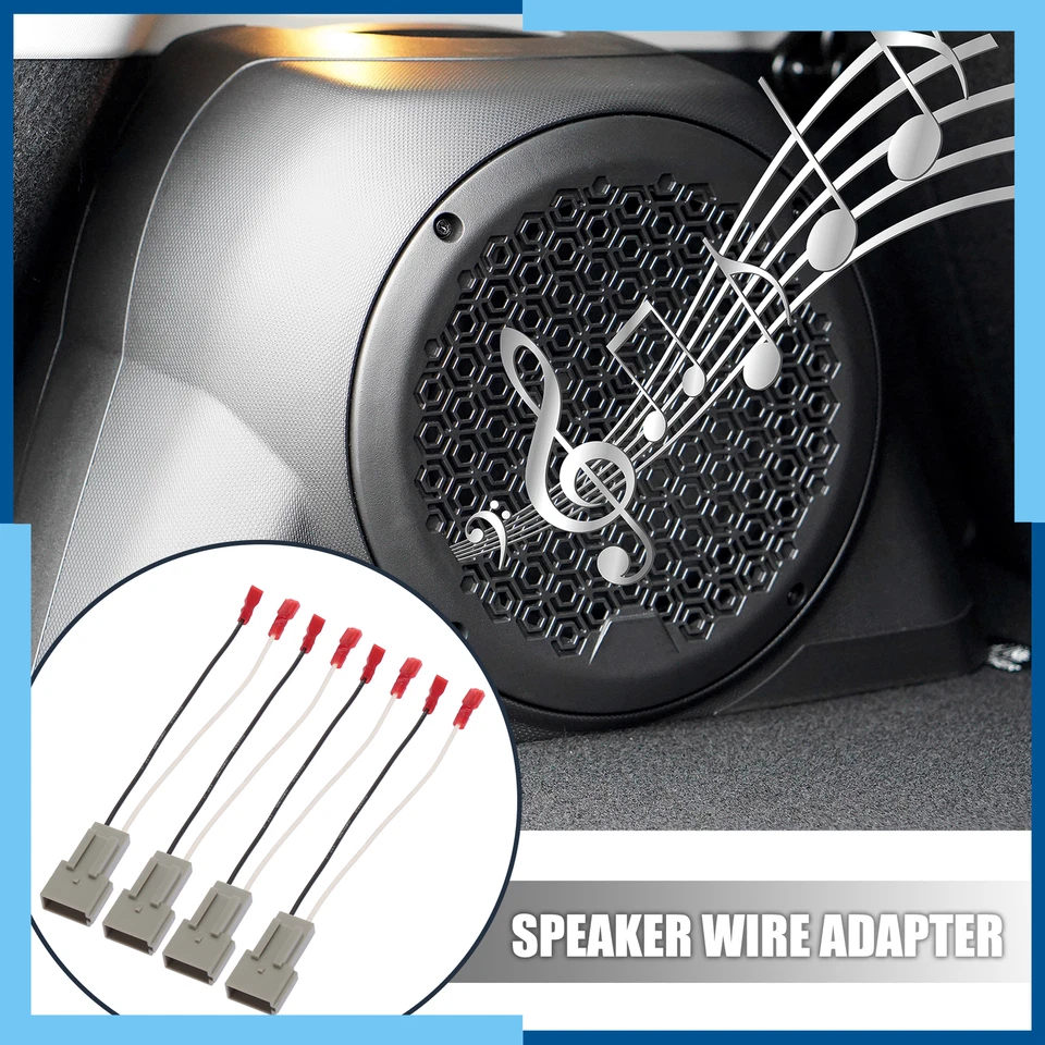 Pacote com (4) 72-5512 adaptador de chicote de fios conector de alto-falante de carro para Ford F-150 F-250 F-350 - Imagem 2 de 4